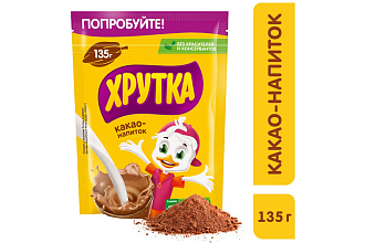 Какао-напиток Хрутка 135гр.пакет