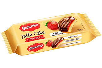 Печенье сдобное Клубника 137гр. Яшкино
