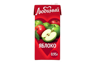 Нектар Любимый Яблоко 0.95л
