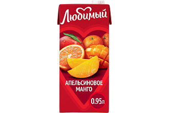Нектар Любимый Апельсиновое манго 0.95л