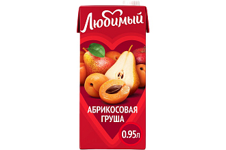 Нектар Любимый Абрикосовая груша 0.95л