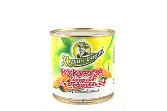 Кукуруза Хозяин Барин ж/б 400гр. ГОСТ с/ключ