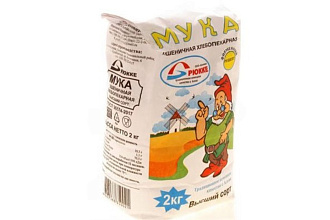Мука Пшеничная в/с фас. 2 кг Брюкке
