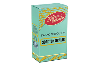 Какао порошок Золотой Ярлык 100г. Красный Октябрь