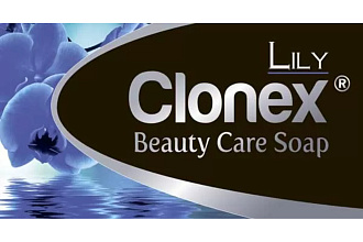 Мыло-крем Clonex 110гр. Lily+creamy бумажн.уп.