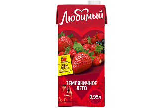 Нектар Любимый Земляничное лето 0.95л