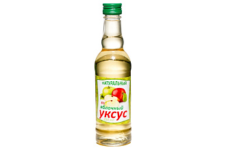 Уксус яблочный натуральный, 6%, ст/б., 250 мл. БиоВита