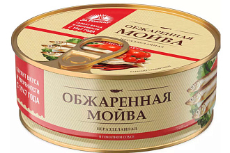 Мойва обжаренная в т/с 240 гр, ж/б., ключ За Родину.
