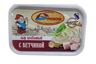Сыр плавленый пастообразный С ветчиной 200гр.