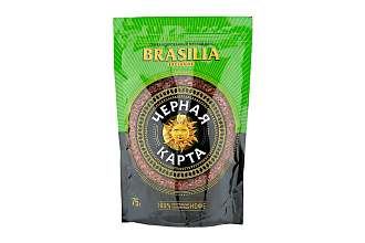 Кофе "Черная карта" Эксклюзив Бразилия, м/у, 75 г