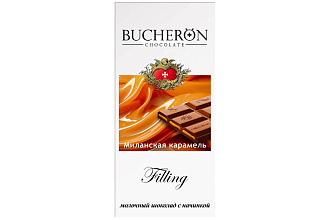 Шоколад FILLING молочный с нач. Миланская карамель 85гр. SOBRANIE