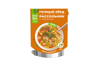 Рассольник с говядиной м/у 300гр. Deli Labs