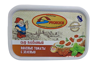 Сыр плавленый пастообразный Вяленые томаты с зеленью 200гр.