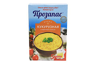 Крупа в пак.для варки Кукурузная 5*80гр. Прозапас